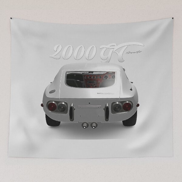 Item preview, toyota 2000gt 1965 Back White designed and sold by pjesusartrb.