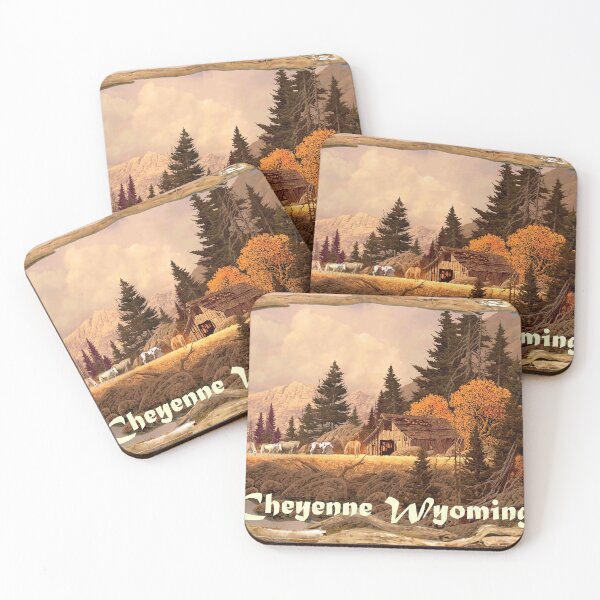 Item preview, Visit Cheyenne Wyoming Travel Poster designed and sold by oldwestcowboy.