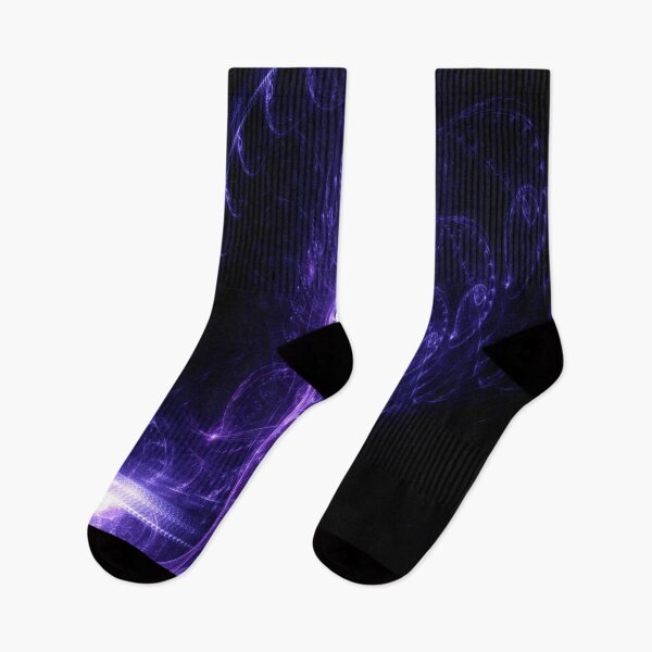Item preview, Beautiful Abstract Pattern Of Colored Smooth Lines On A Black Background designed and sold by tatkhagata.