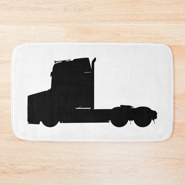 Item preview, US truck, US lorry with semi trailer. LKW, TIR Truck with trailer silhouetteboss, silhouette boss designed and sold by Marcin Adrian.