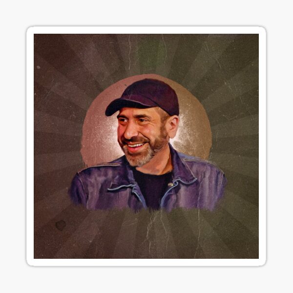 “DAVE ATTELL- COOL COMEDIAN PORTRAITS” Sticker for Sale by
