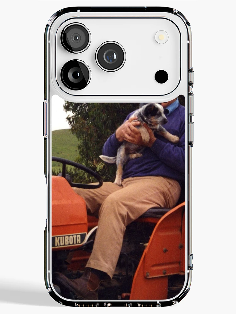 Thumbnail 1 of 5, iPhone Case, First Tractor Ride designed and sold by Maggie Hegarty.