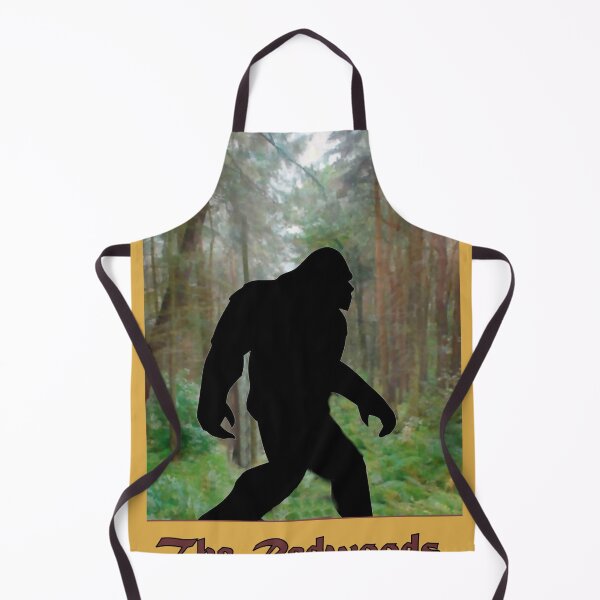 Item preview, Visit the Redwoods Home of Bigfoot travel Poster designed and sold by oldwestcowboy.