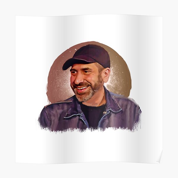 “DAVE ATTELL- Famous standup comedian Portraits " Poster for Sale by