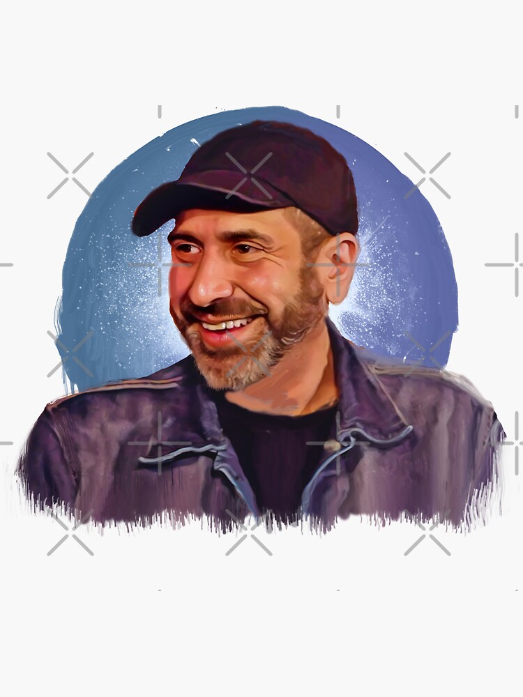 DAVE ATTELL- Famous standup comedian Portraits  by Chrisjeffries24