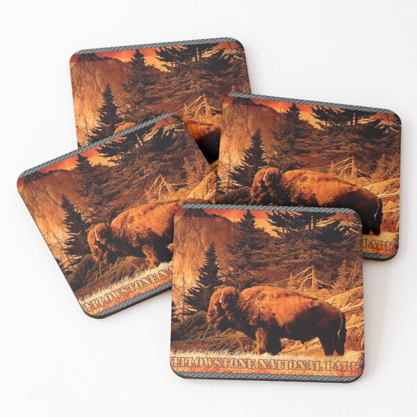 Item preview, BUFFALO BISON YELLSOSTONE NATIONAL PARK designed and sold by oldwestcowboy.