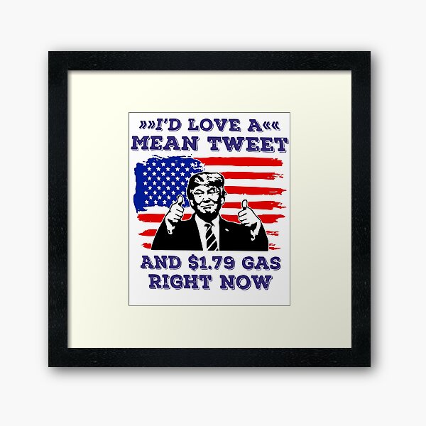 Mean Tweets Framed Art Print