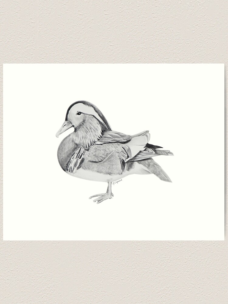 Thumbnail 2 of 3, Art Print, Mandarin designed and sold by MonishaBlog.