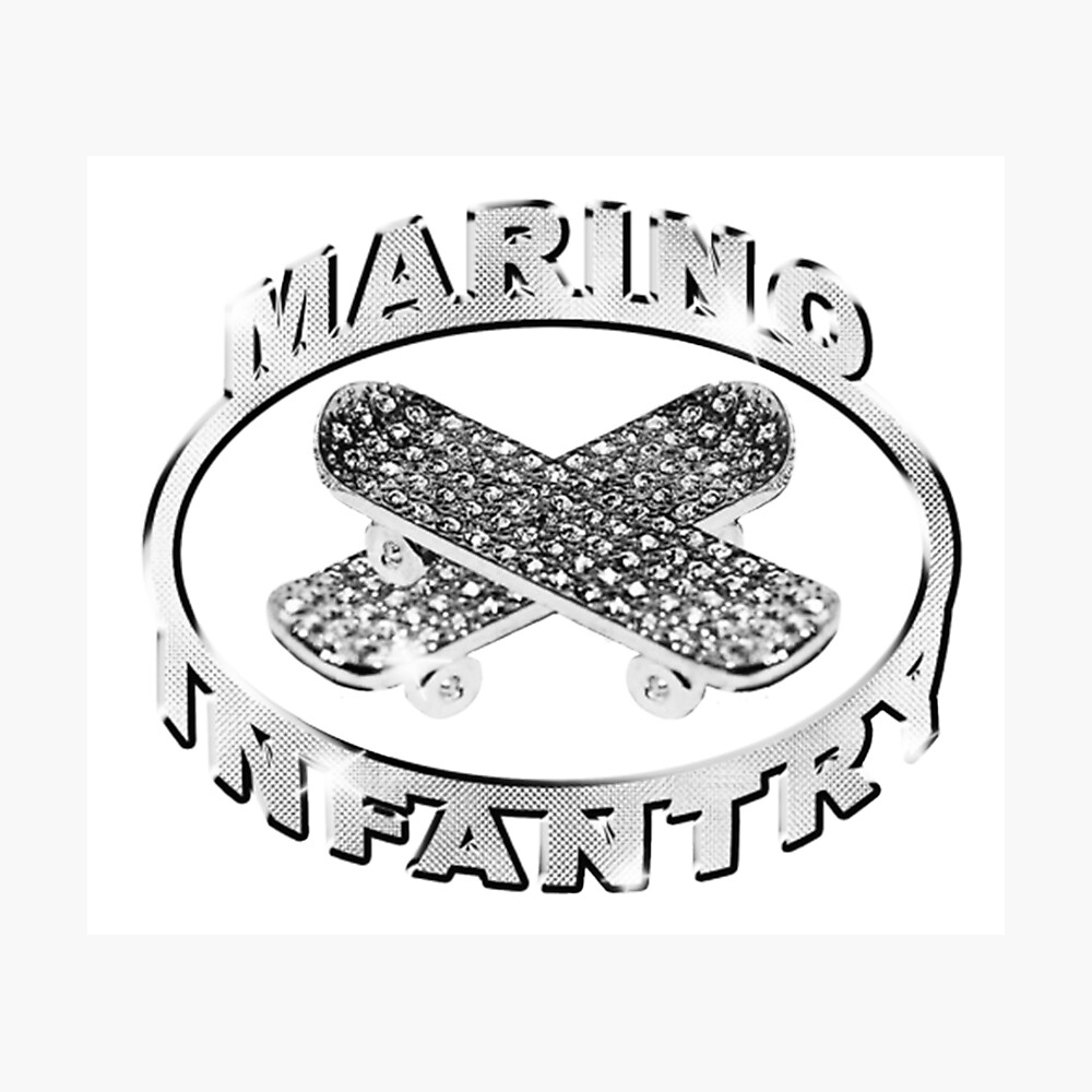 Marino Infantry silver jewelery logo.