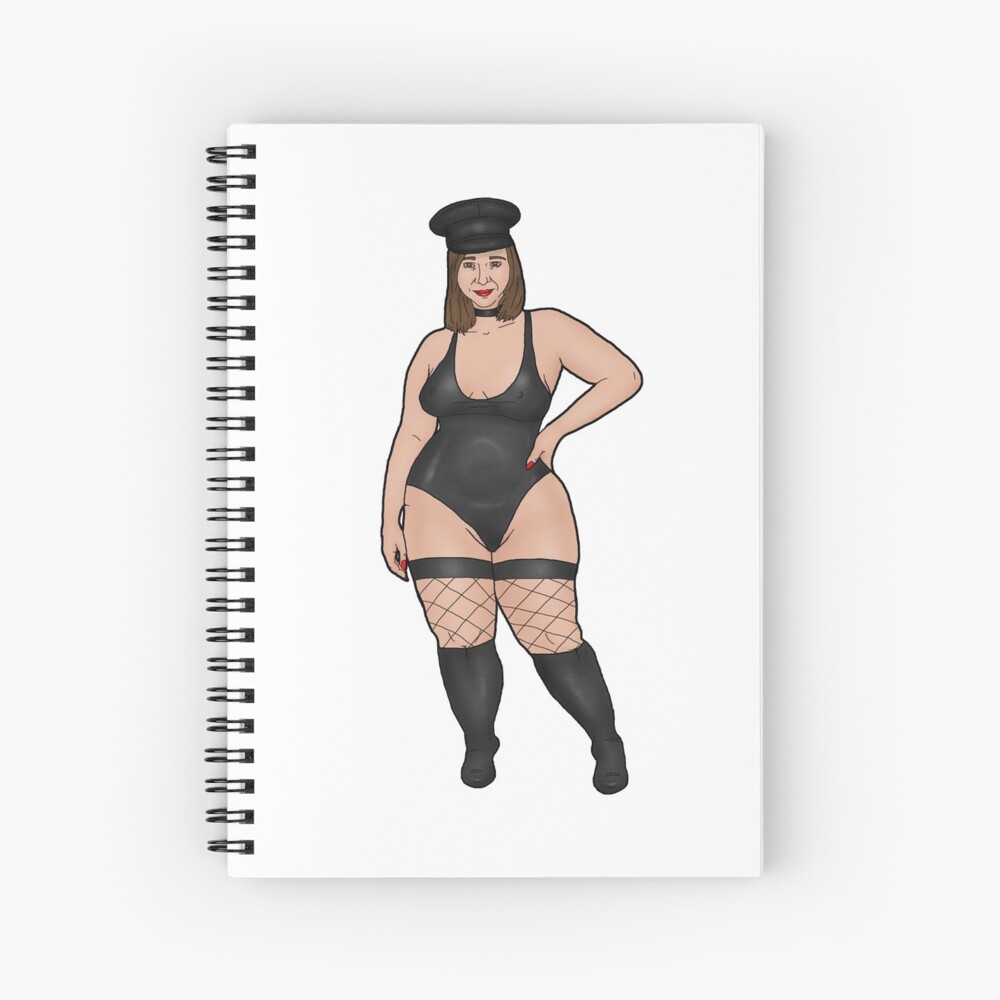 BBW dominatrix with a pear-shaped figure