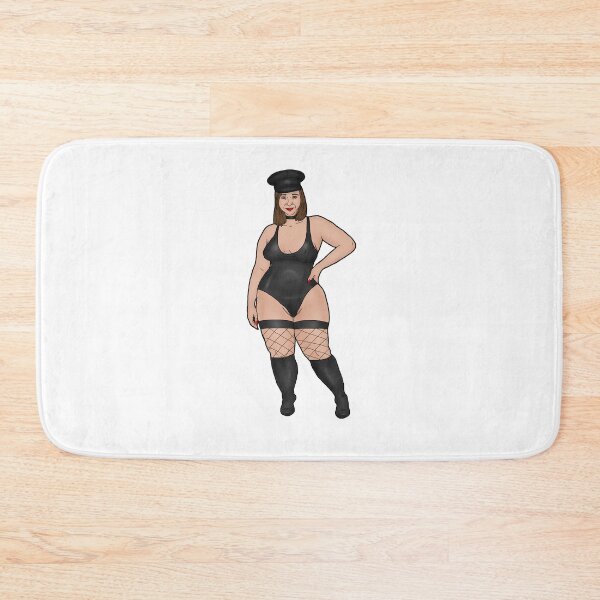 Item preview, BBW dominatrix with a pear-shaped figure designed and sold by PinUpsandPulp.