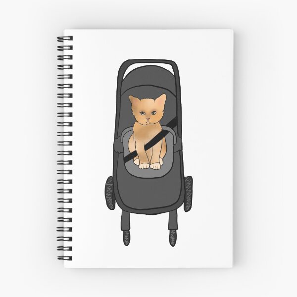Item preview, Ginger Kitten in Stroller or Pushchair  designed and sold by FaiZahra.