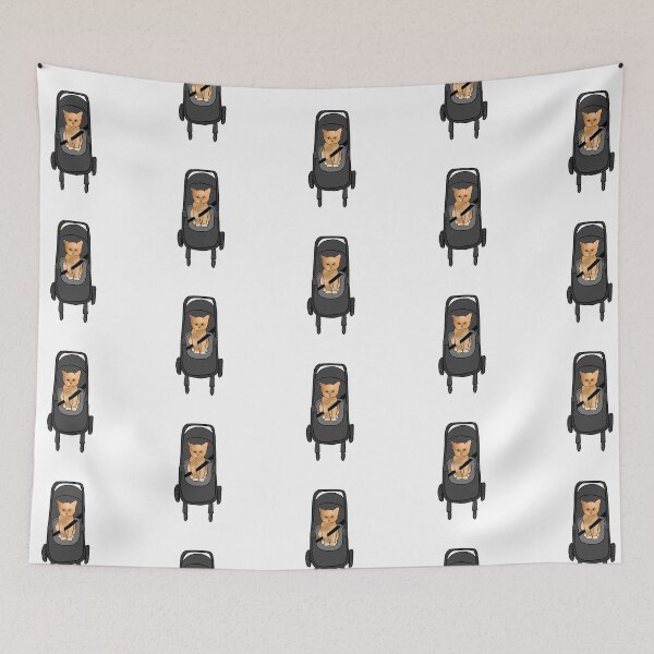 Item preview, Ginger Kitten in Stroller or Pushchair  designed and sold by FaiZahra.