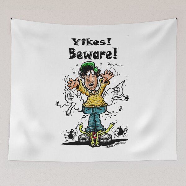 Item preview, Yikes! Beware! Cartoon designed and sold by bobtheartman.