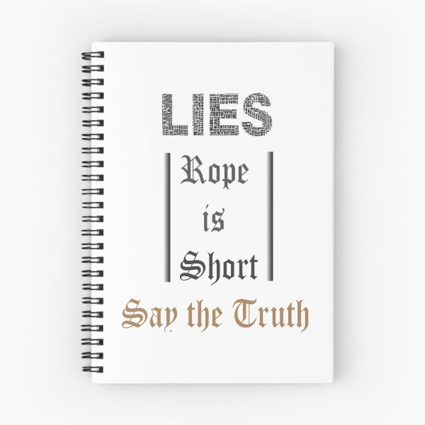 Item preview, Lies rope is short say the truth, designed and sold by Nicedeco.