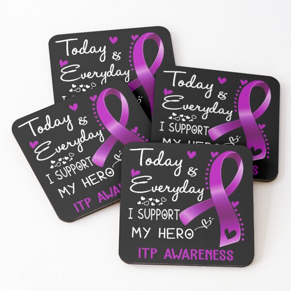 Item preview, Today And Everyday I Support My Hero ITP Awareness Warrior Gifts designed and sold by hvoid41.