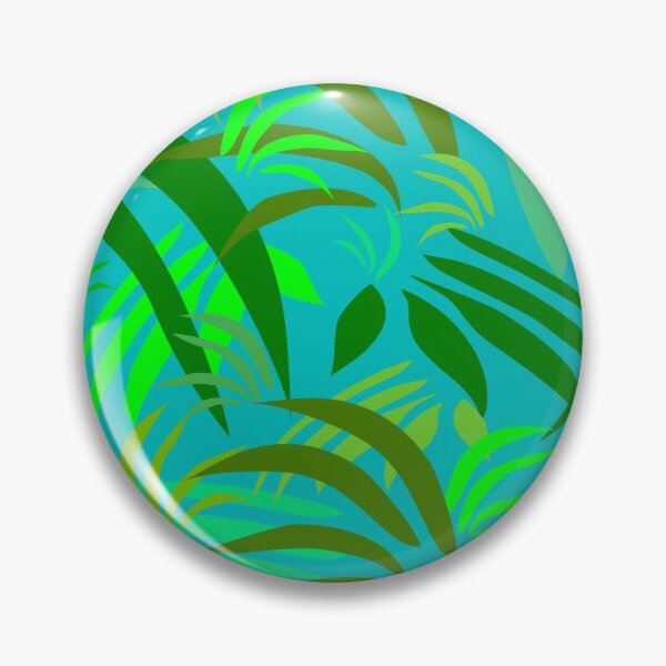 Item preview, Fronds on Cyan Repeat 5748 designed and sold by Art in My Loft.