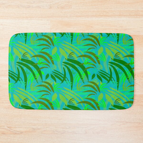 Item preview, Fronds on Cyan Repeat 5748 designed and sold by Art in My Loft.