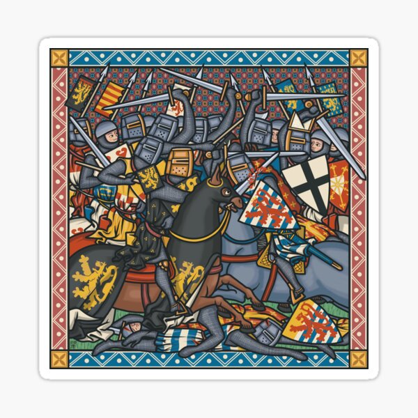 The Battle of Worringen  Sticker
