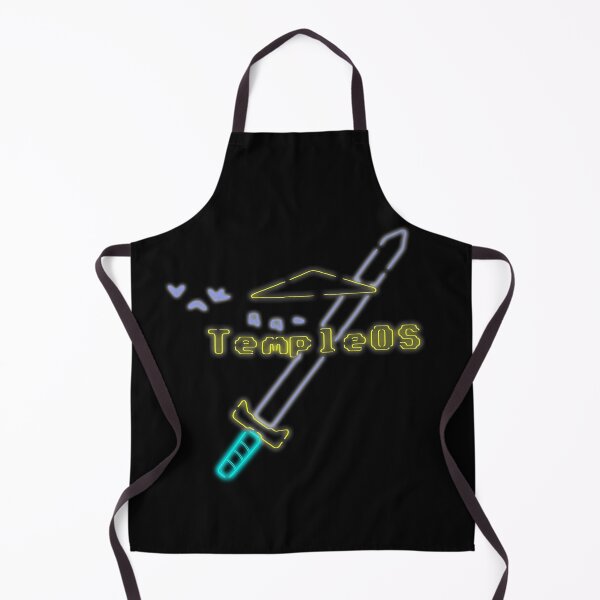 Item preview, Temple OS Neon (Blue Variant) designed and sold by Ratch2929.