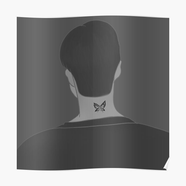 "Nevertheless Kdrama Park Jae Eon Butterfly Tattoo" Poster for Sale by