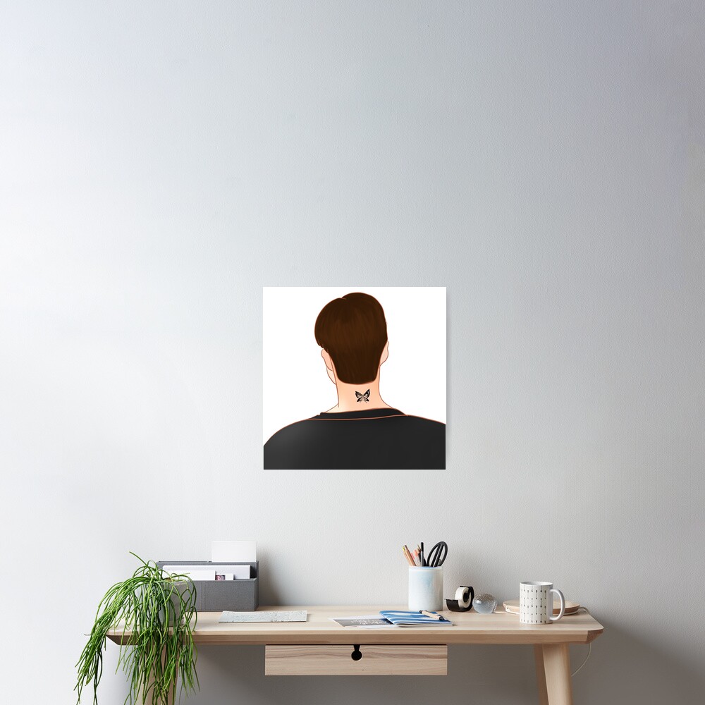 "Nevertheless Kdrama Park Jae Eon Butterfly Tattoo" Poster for Sale by FaiZahra Redbubble