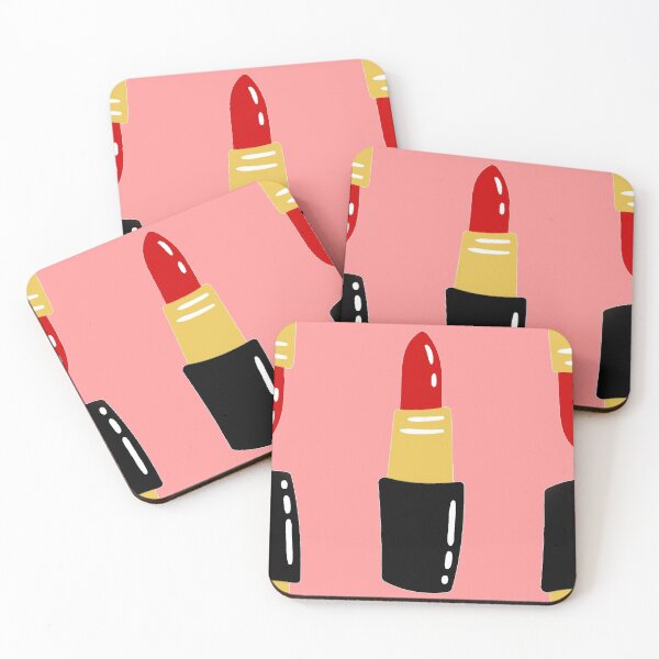 Item preview, red lipstick print pattern designed and sold by Gossip Rag.