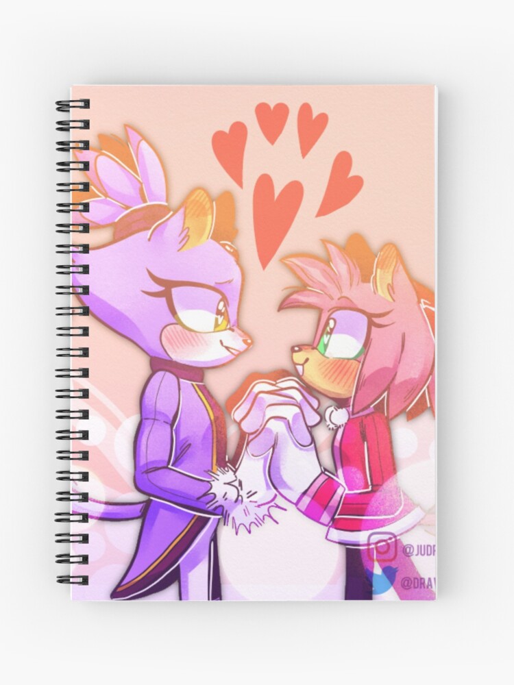 Amy Rose Sonic X - King Boom Boo Spiral Notebook for Sale by GhoulDust