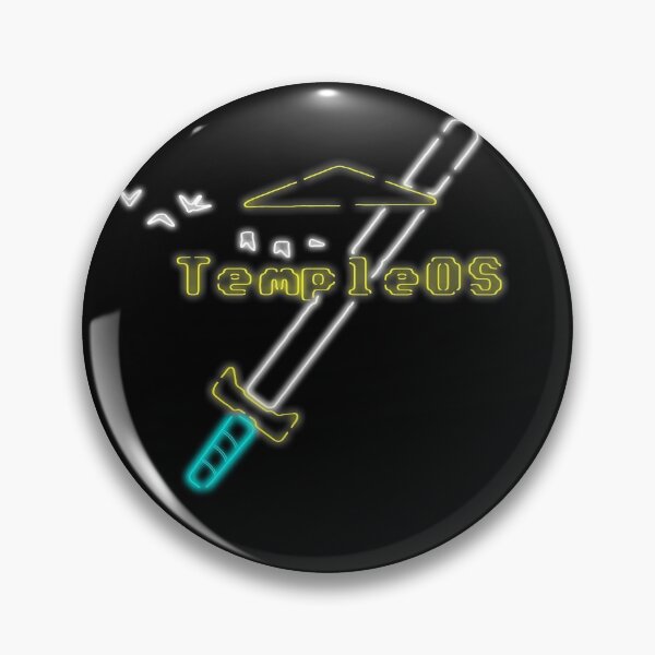 Item preview, Temple OS Neon (White Variant) designed and sold by Ratch2929.