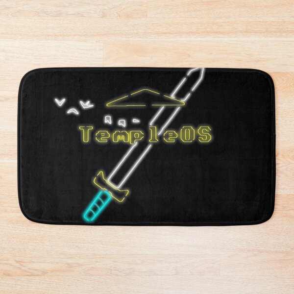 Item preview, Temple OS Neon (White Variant) designed and sold by Ratch2929.