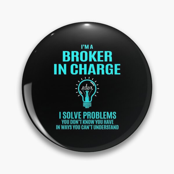 Item preview, Broker In Charge T Shirt - I Solve Problems Gift Item Tee designed and sold by ueenanerne.
