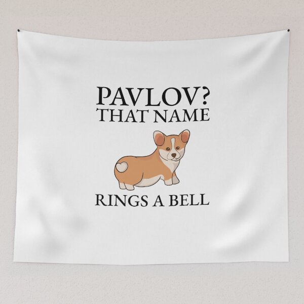 Item preview, Pavlov?  That Name Rings A Bell Corgi Funny Sarcastic designed and sold by HppyStrngHelthy.