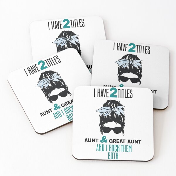 Item preview, I Have Two Titles Aunt And Great Aunt designed and sold by InkonoStore.