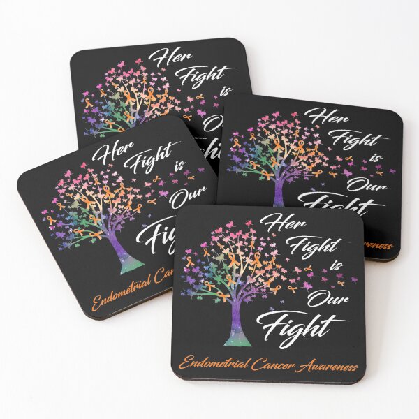 Item preview, Her Fight Is Our Fight Endometrial Cancer Awareness designed and sold by Gillosina.