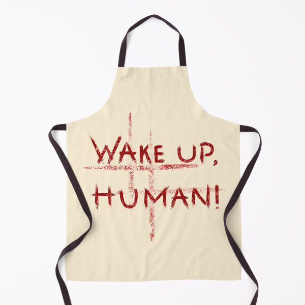 Item preview, Wake Up Human! (red on light) designed and sold by tuzlay.