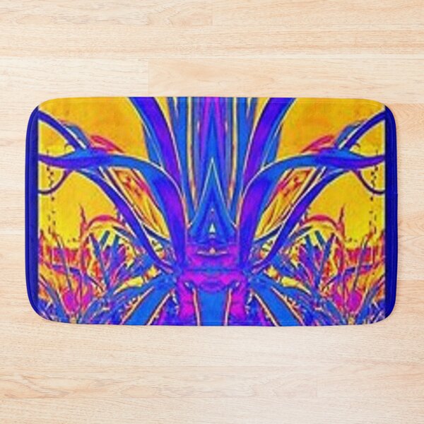 Item preview, PURPLE-BLUE AGAVE ABSTRACT ON GOLD ART designed and sold by sharlesart.