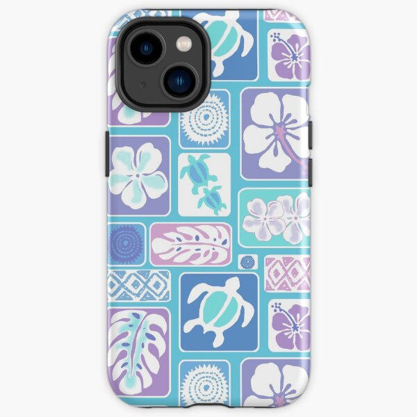 Lokelani Hawaiian Quilt Design iPhone Tough Case