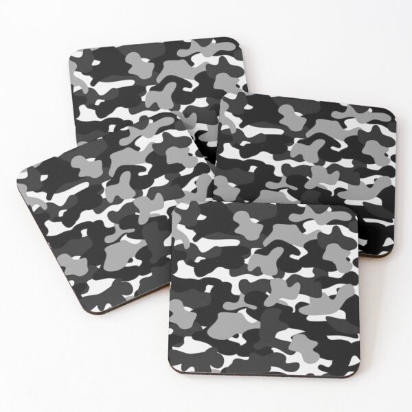 Item preview, White & Black Camouflage  designed and sold by WorldGalore21.