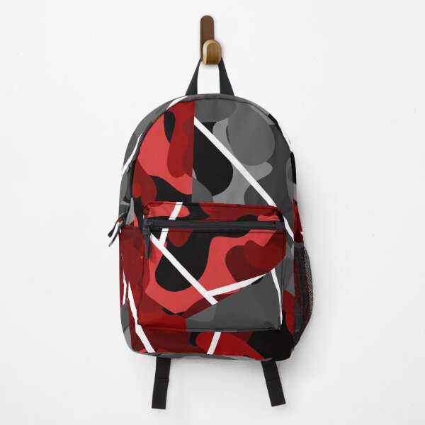 Item preview, Camouflage Hexagon - Red and Grey designed and sold by T-RAZR.