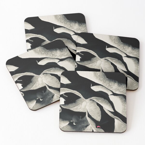 Item preview,  Rose Petals Black and White Abstract  designed and sold by Marianne Madson.