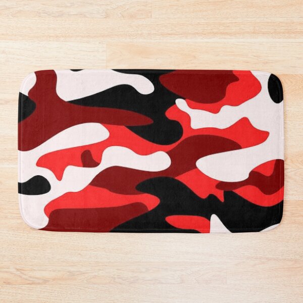 Item preview, White & red Camouflage  designed and sold by WorldGalore21.