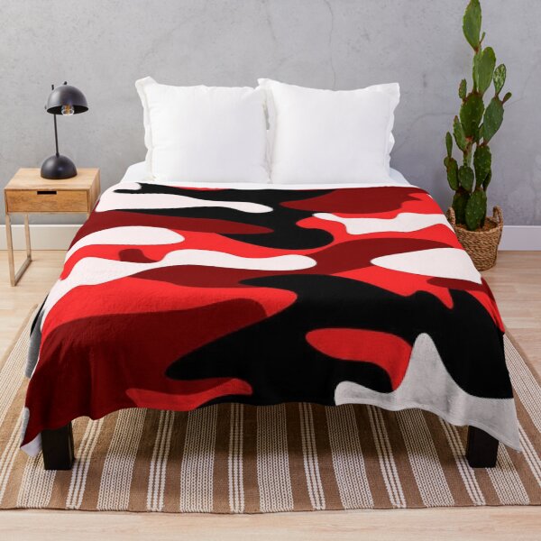 Item preview, White & red Camouflage designed and sold by WorldGalore21.