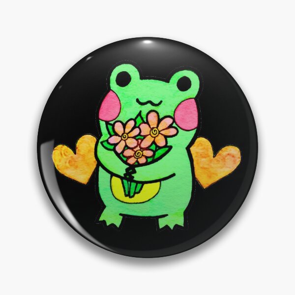 Item preview, Watercolor Flower Bouquet Frog designed and sold by cazmie.