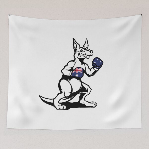 Item preview, Boxing Kangaroo, Australian Boxing Kangaroo designed and sold by JasKei-Designs.