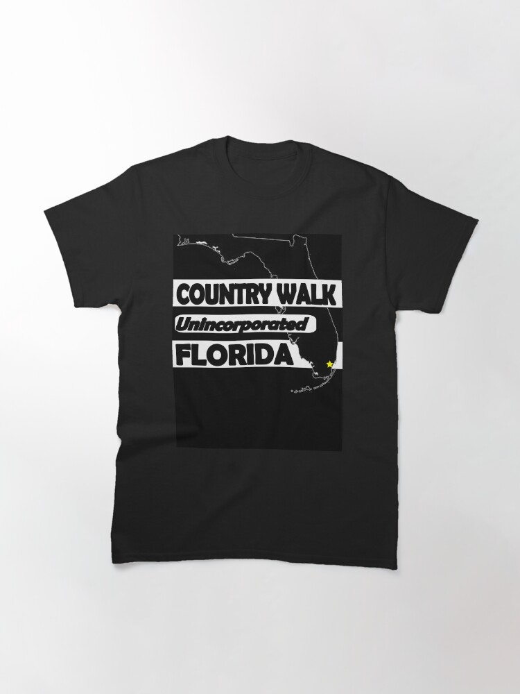 Thumbnail 2 of 7, Classic T-Shirt, COUNTRY WALK, FLORIDA UNINCORPPORATED designed and sold by Michael Branco.