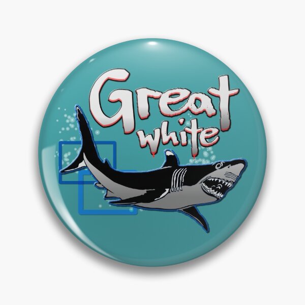 Item preview, Great White Shark graffiti designed and sold by VarieteeDesigns.