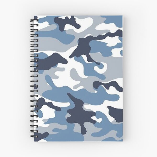 Item preview, White & blue Camouflage  designed and sold by WorldGalore21.