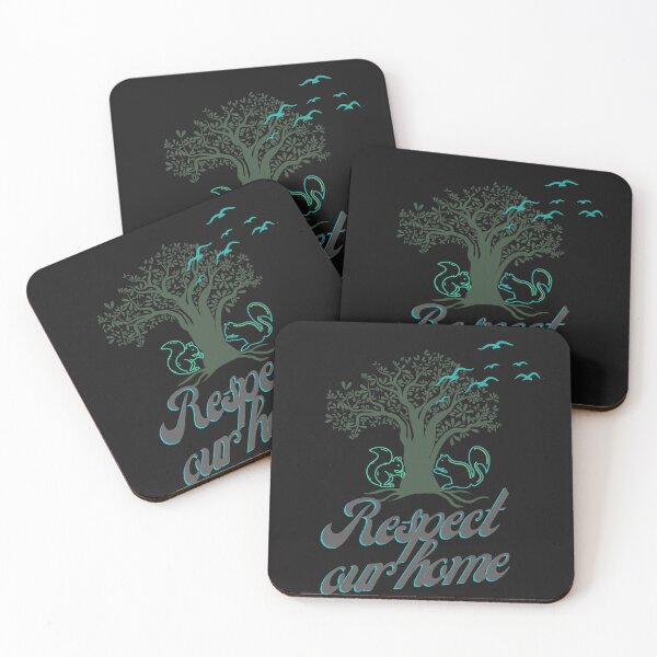 Item preview, Respect Our Home green brown black tree flower bird  designed and sold by Kamzzi.