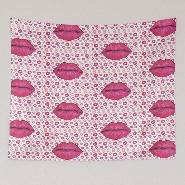 Item preview, Pink Lips Girly Fashionable- open mouth designed and sold by Pearl-Island.