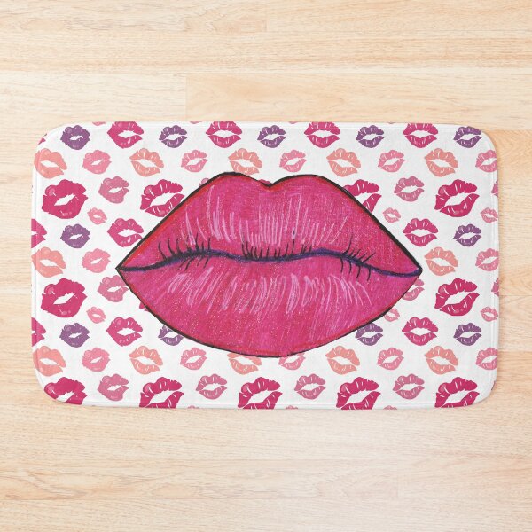 Item preview, Pink Lips Girly Fashionable- open mouth designed and sold by Pearl-Island.
